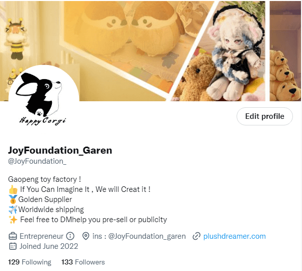 pre selling Garen twitter