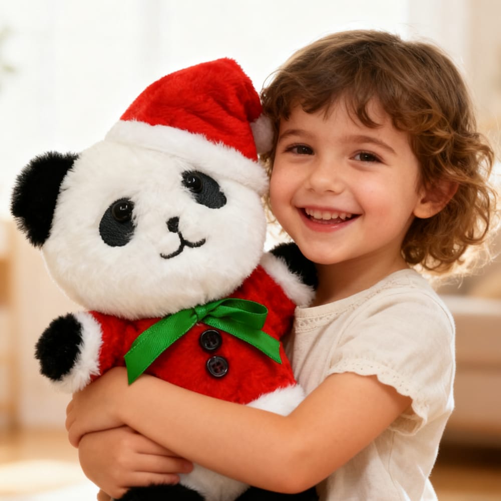 The Christmas Panda Plush: Your Cozy Holiday Companion