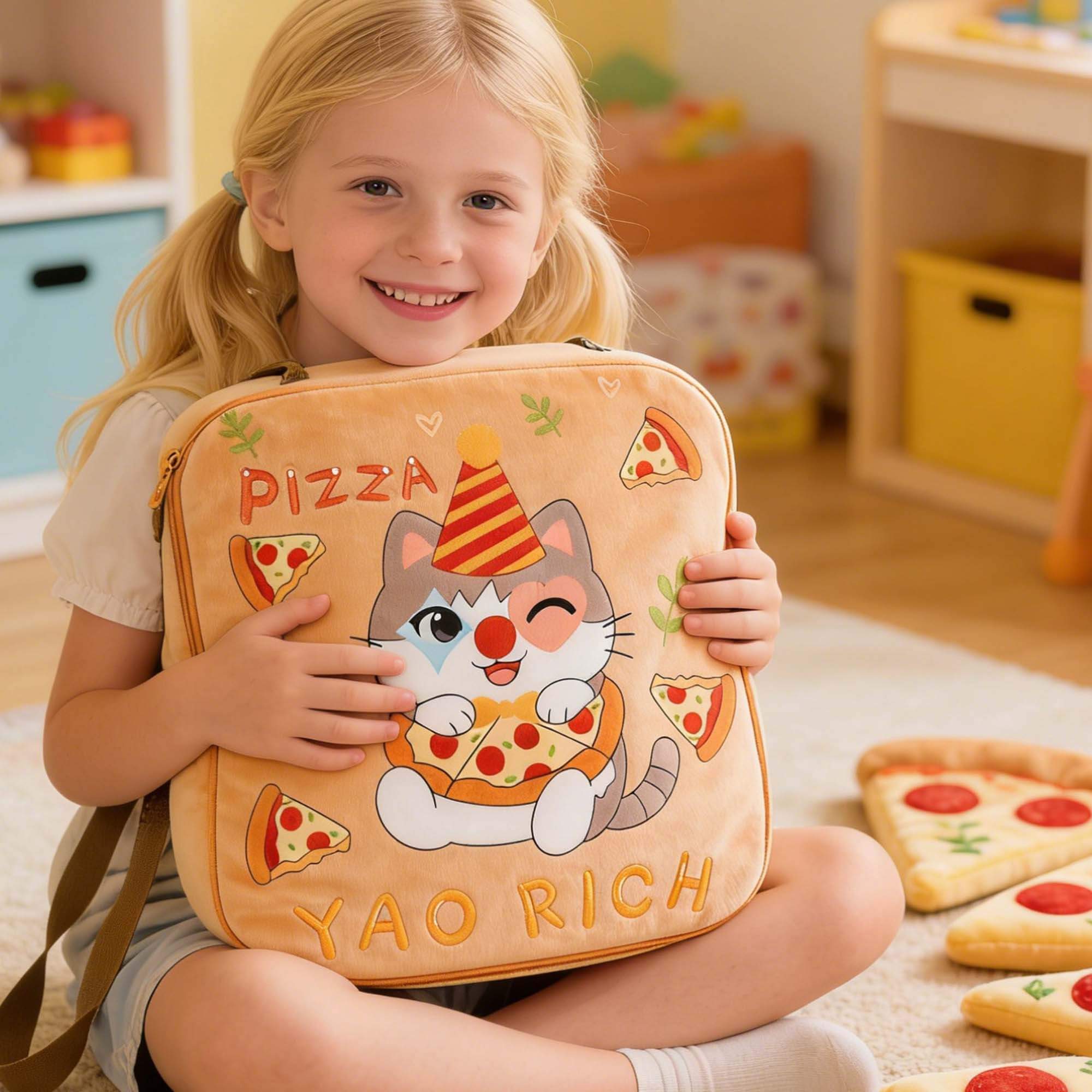 How a Custom Plush Pizza Box Bag Redefines Everyday Carry