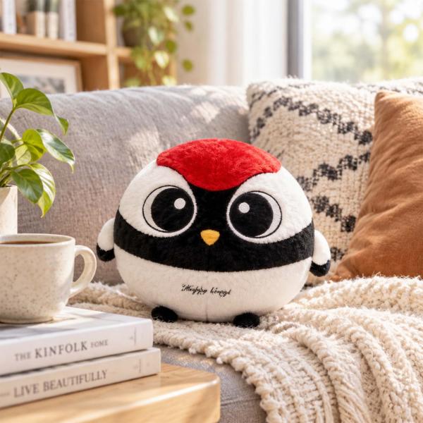 Personalized Charm & Versatile Uses of Custom Red-crowned Crane Plush Pillow Doll