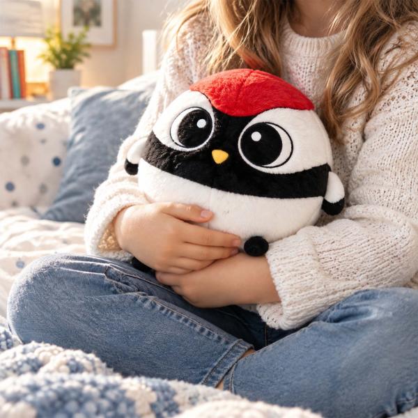Personalized Charm & Versatile Uses of Custom Red-crowned Crane Plush Pillow Doll